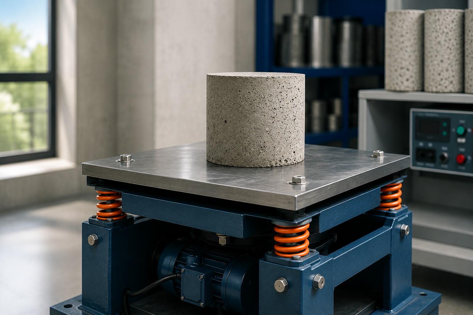 Vibrating Tables Improve Concrete Testing and Material Quality Through Better Compaction